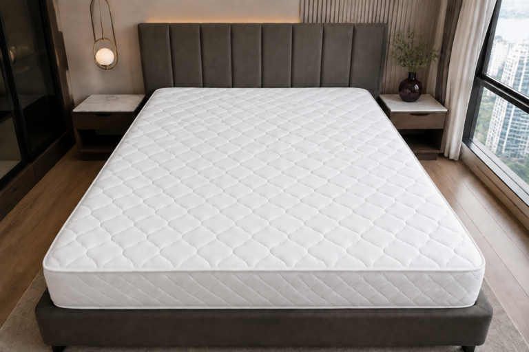 Illustrative queen mattress after cleaning