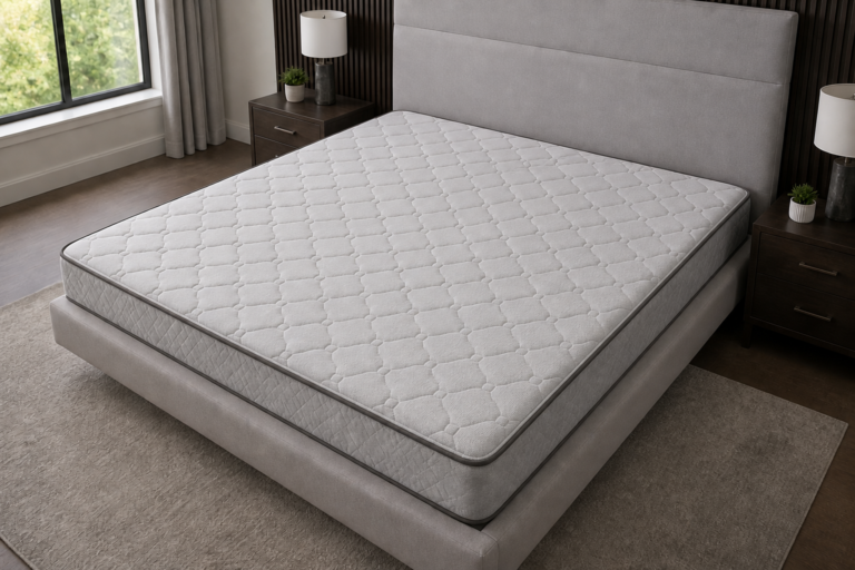 Illustrative king mattress after cleaning